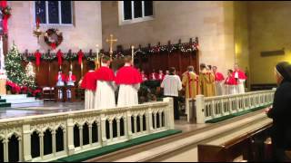 Blessing of the Nativity before Midnight Mass on Christmas at Assumption Grotto [upl. by Ardaid]