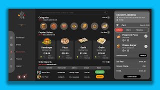 Vue 3  Vuetify 3 POS Restaurant Food Ordering Dashboard UI Design  HTML  CSS  Javascript  vue [upl. by Notsnarc]