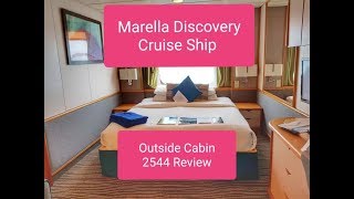 Outside Cabin 2544 Review Marella Discovery Cruise Ship [upl. by Lear]