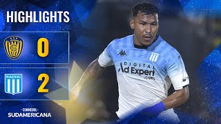 SPORTIVO LUQUEÑO vs RACING CLUB  HIGHLIGHTS  CONMEBOL SUDAMERICANA 2024 [upl. by Nivla941]