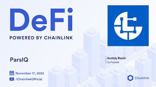 ParsIQ and Chainlink Live QampA Decentralized Oracles for Blockchain Monitoring amp Workflow Automation [upl. by Bale]
