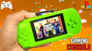 🎮 PVP GAMING CONSOLE UNBOXING AND FULL REVIEW 100K GAMES HANDHELD GAMING CONSOLE WITH 1GB [upl. by Nahn]