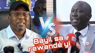 Ça chauffe entre bougane et Dame Mbodj quotNa nga bayi sa rewandé amo bene kham kham quot [upl. by Tillford]