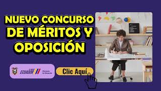 Concurso de Méritos y Oposición para el Ingreso de Docentes [upl. by Fowkes110]