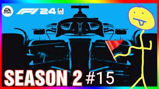 A DOOZY IN THE NETHERLANDS  F1 24 Career mode season 2 15 [upl. by Ardnik]