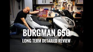 2018 Suzuki Burgman 650 Executive  Long Term Review [upl. by Lasser]