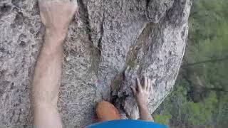 climbing 6a in Siurana  Spain [upl. by Nodyarg]