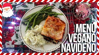 MENÚ VEGANO PARA CENA DE NAVIDAD 1 [upl. by Ennovahs595]