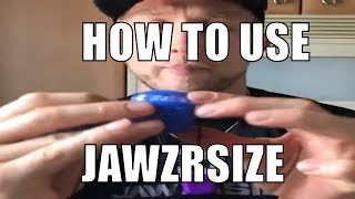 How to start using your Jawzrsize  Quick amp Easy for Better Jawline [upl. by Letsyrhc127]