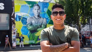 TMobile Sound Off Seattle Sounders unveil mural of Raúl Ruidíaz in Capitol Hill [upl. by Romeu]