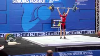 Pesistica Olimpica  Campionati Italiani seniores  Mariateresa Ricci Slancio 68kg [upl. by Magnum]