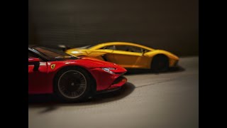 Ferrari SF90 vs Lamborghini Aventador SV [upl. by Consuela]