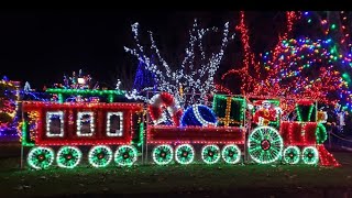 Lilacia Park Christmas Lights 2021 Lombard Illinois [upl. by Steddman]