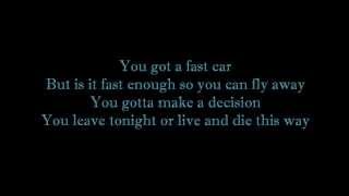 Boyce Avenue ft Kina Grannis  Fast Car Lyrics [upl. by Jania]