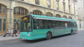 Buses in Reims France [upl. by Yekciv]