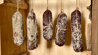 SALAME di ASINO fatto in casa 😋 Come AFFUMICARE i SALAMI utilizzando lESSICCATORE fatto in casa 😉 [upl. by Ire]