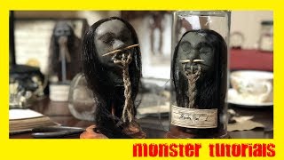 DIY Shrunken Heads  Part2 [upl. by Ahseikram]