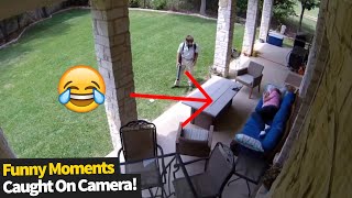 Funny Moments Caught On Security Cameras [upl. by Gaige]