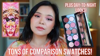 InDepth Swatch Comparisons  6 More Looks Pat McGrath Mothership XI Sunlit Seduction Pt II [upl. by Hayikat]