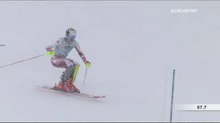 Manuel Feller  Slalom Flachau 2021  2nd Run  Win [upl. by Ysset798]