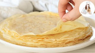 How to make Crepes  French Crepe Recipe [upl. by Severin]