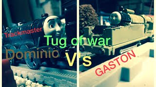 Thomas and friends TRACKMASTER TUG Of WAR GASTON Vs DOMINIC [upl. by Yanaton]