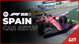 F1 22 Spain Car Setup  Optimal Race Setup [upl. by Arratoon]