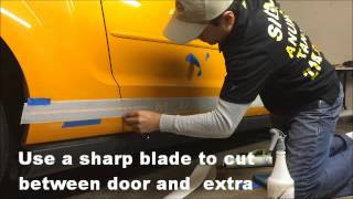 how to install vehicle decals fast and easy [upl. by Vaientina414]