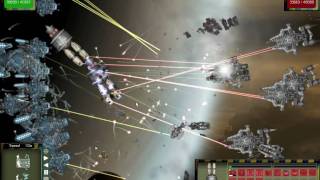 Gratuitous Space Battles  107 Gameplay Vid [upl. by Atirys]