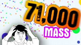 Agario  71000 Mass Gameplay  Agario TYT Clan [upl. by Helen]