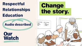 Respectful relationships education Change the story  Audio Described [upl. by Aneeg]