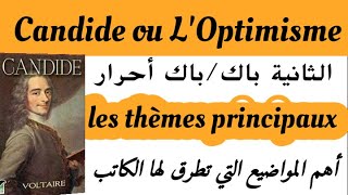 Candide ou LOptimisme les thèmes principaux de Candide2bac et bac libre كنديدVoltaire [upl. by Tzong]