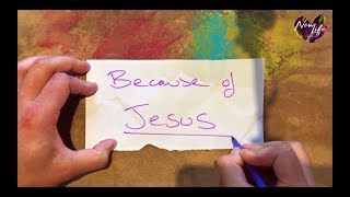 Because of Jesus  Official Lyrics Video  New Life Worship [upl. by Kenimod]