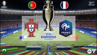 PORTUGAL vs FRANCIA  FINAL EURO 2024  EA FC24  PSD1EZ [upl. by Accisej53]