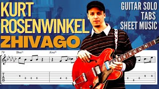 Zhivago by KURT ROSENWINKEL  Solo Transcription wTabs [upl. by Becka]