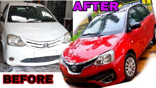 etios liva dual tone coloursEtios liva modified CONVERT TO ETIOS PLATINUM 2020 Etios LOW BAsSE [upl. by Fancy]