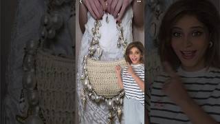 DIY shell bag🫶 diy jute diychachi fashion shwetamahadik diychachi art [upl. by Mosra447]