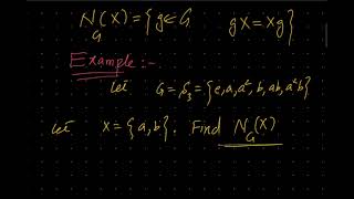 Centralizer and normalizer of subset of a group Centre of a group Eamples of Dihedral groups [upl. by Lionello]