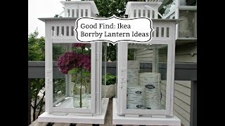 Good Find Ikea Borrby Lantern Ideas  aSimplySimpleLife [upl. by Ybbor707]