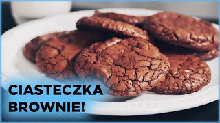 Przepis na czekoladowe CIASTECZKA BROWNIE  Sugarlady [upl. by Airreis]