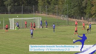 Spielertrainer verordnet sich selbst Torschußtraining [upl. by Atiuqrahc]