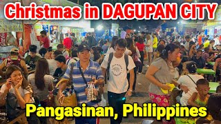 Christmas in DAGUPAN CITY PANGASINAN  Street Food Night Market Fish Market amp More  PHILIPPINES [upl. by Coh955]