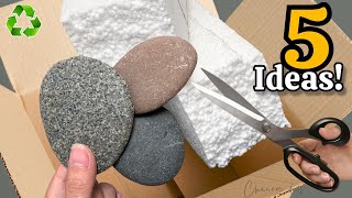 Transforming Cardboard Pebbles amp Waste Material 5 Super Genius Recycling Ideas That Will Amaze You [upl. by Alecia42]