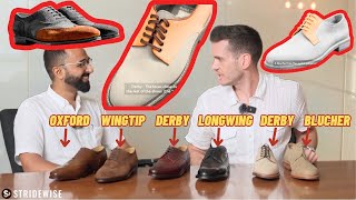 Oxford or Derby 5 Types of Business Casual Shoes Men Should Know [upl. by Aibun187]