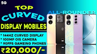 Top 5 Best Curved Display Phone Under 20000 in 2023  50MP OIS Selfie Bes 5G Phone Under 20000 [upl. by Ahsitra]