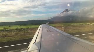 Philippine Airlines Takeoff at Bicol International Airport [upl. by Euqinim]