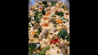 Chicken Broccoli Alfredo Cellentani Pasta Recipe By Cook101food [upl. by Arobed]