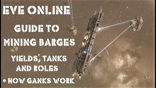 Eve Online Guide to Mining Barges Yields Tanks and Roles Inc Know You Enemy How Ganks Work [upl. by Dirk]