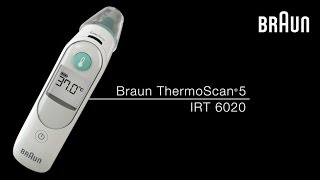 Thermomètre auriculaire Braun ThermoScan® 5 IRT6020 [upl. by Aseral]