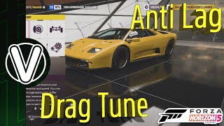 Forza Horizon 5  Lamborghini Diablo GTR Anti Lag Drag Tune INSANE Forza Horizon 5 Guides [upl. by Presber291]